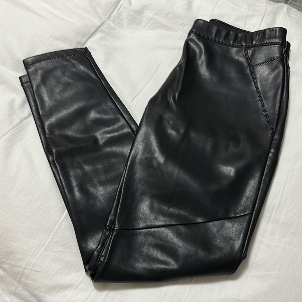 Free People faux leather leggings
